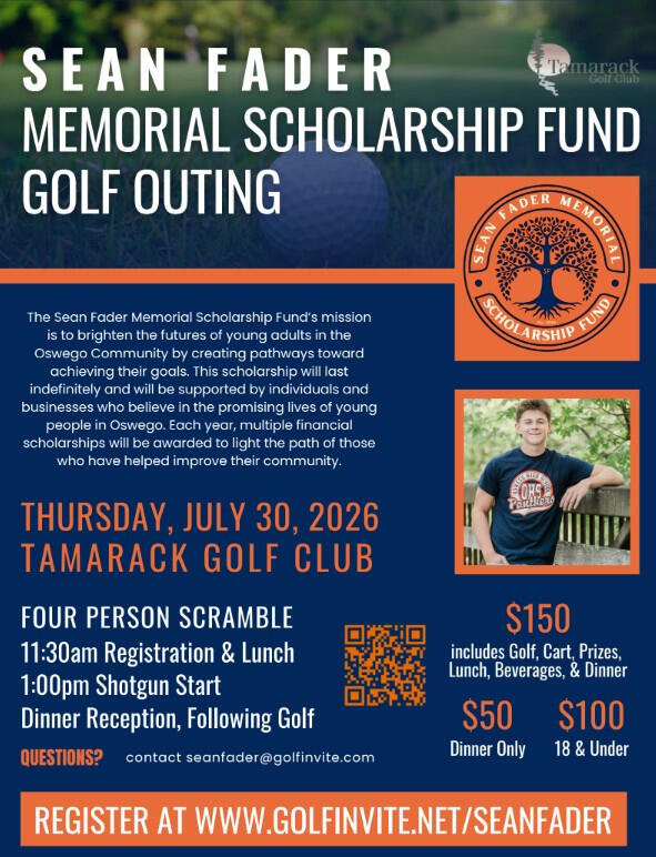 Sean Fader Memorial Scholarship Fund QR code